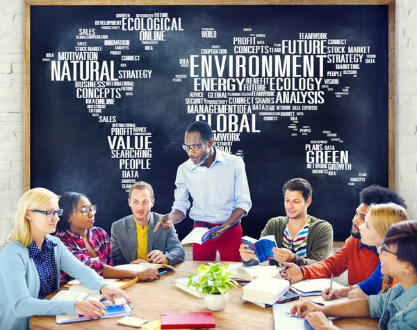 Mensen en milieu ecologie productiviteit Concept — Stockfoto