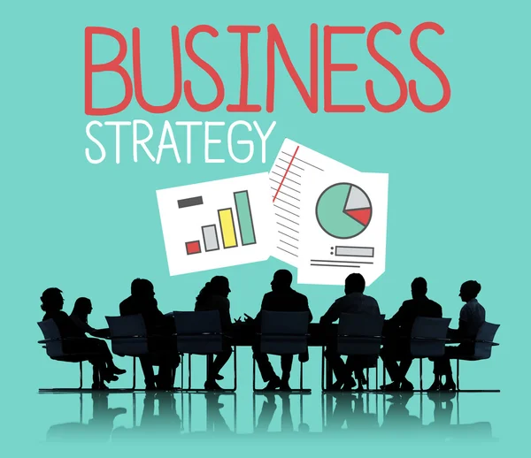 Pojęcie strategii biznesowej — Zdjęcie stockowe