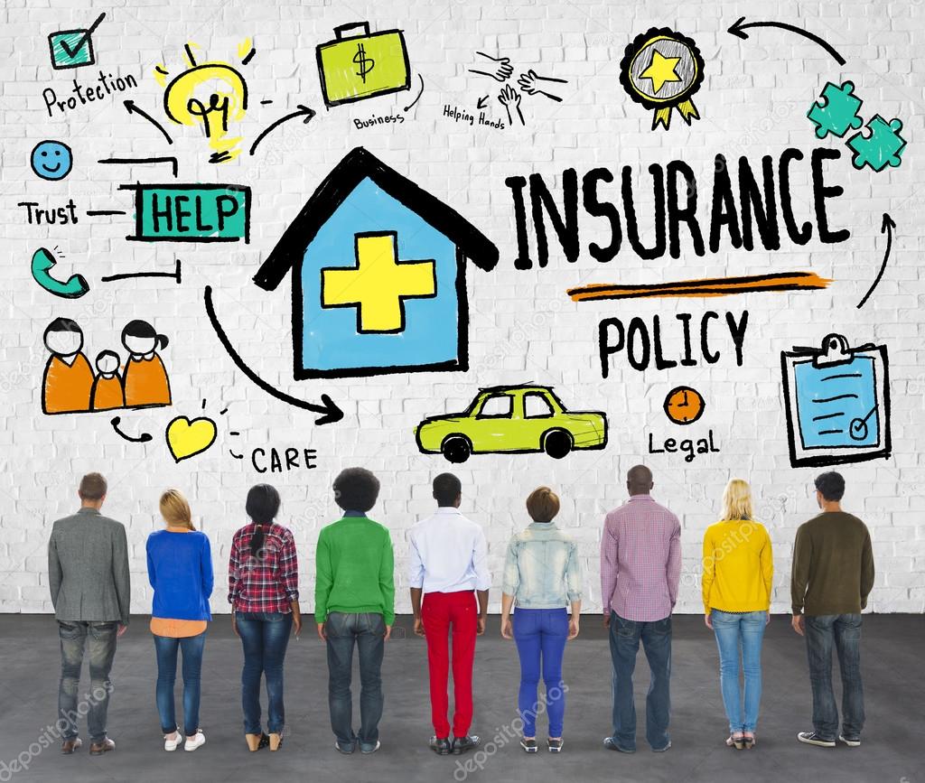 Diverse people and Insurance Policy