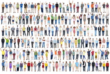 İnsanlar çeşitlilik, topluluk kavramı