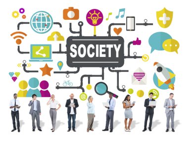 Toplum sosyal medya, sosyal ağ, bağlantı