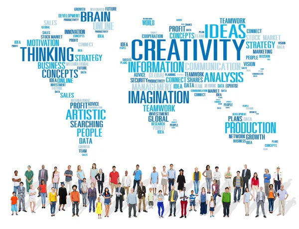 Diverse people and Creativity Concept — Stock Photo, Image