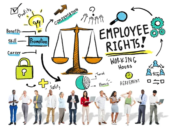 Group of people and Employee Rights — Stock Photo, Image