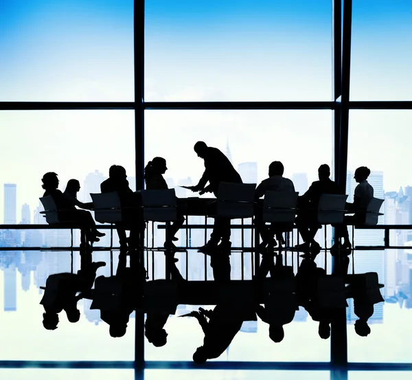 Empresários na reunião — Fotografia de Stock