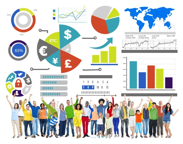 Business, Exchange and Accounting Concept — Stock Photo, Image
