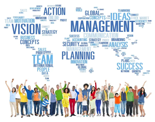 Global Management Concept — Stock Photo, Image