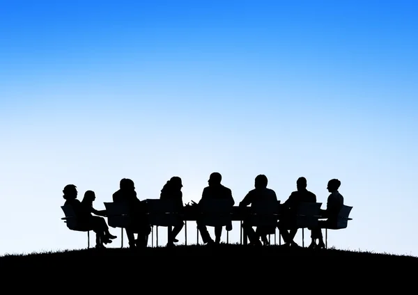 Diversas pessoas na reunião — Fotografia de Stock