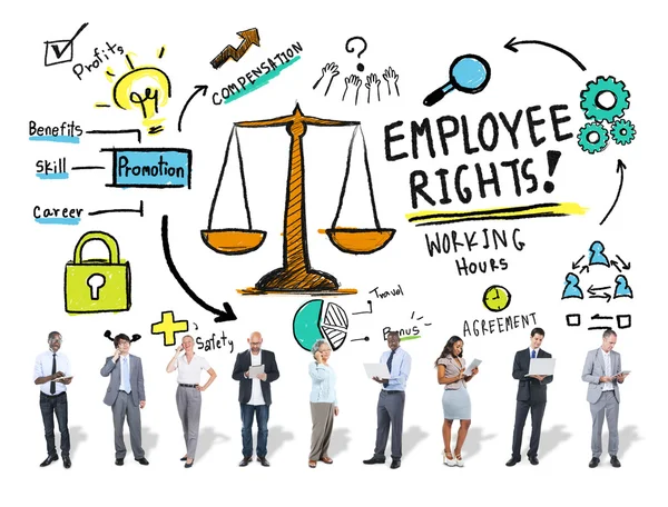 Group of people and Employee Rights — Stock Photo, Image