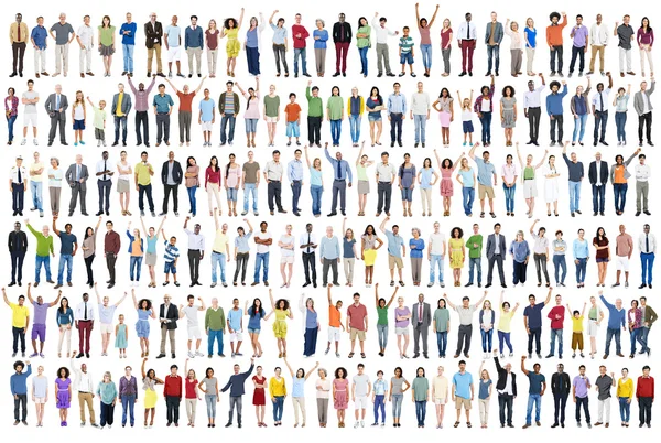 Diversidade de pessoas, conceito comunitário — Fotografia de Stock