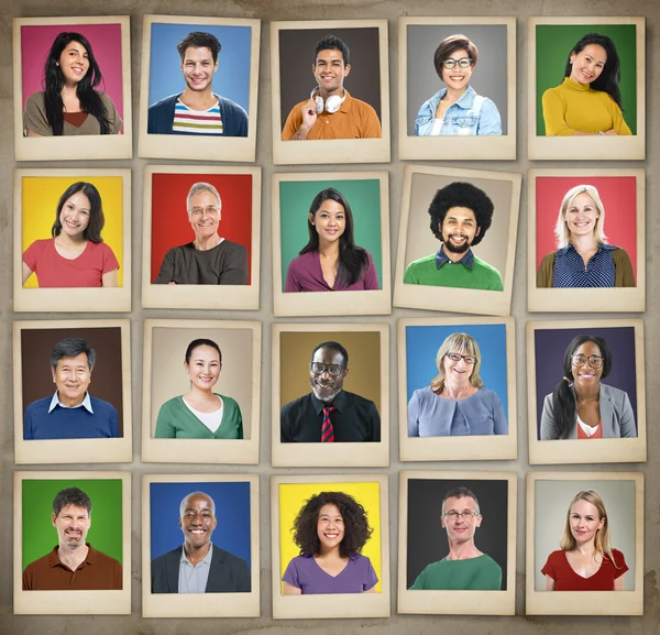 Diversidade de pessoas multi étnicas — Fotografia de Stock