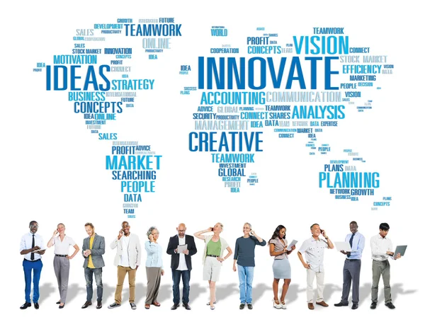 Innovación, Inspiración, Creatividad, Ideas y Progreso Concep — Foto de Stock