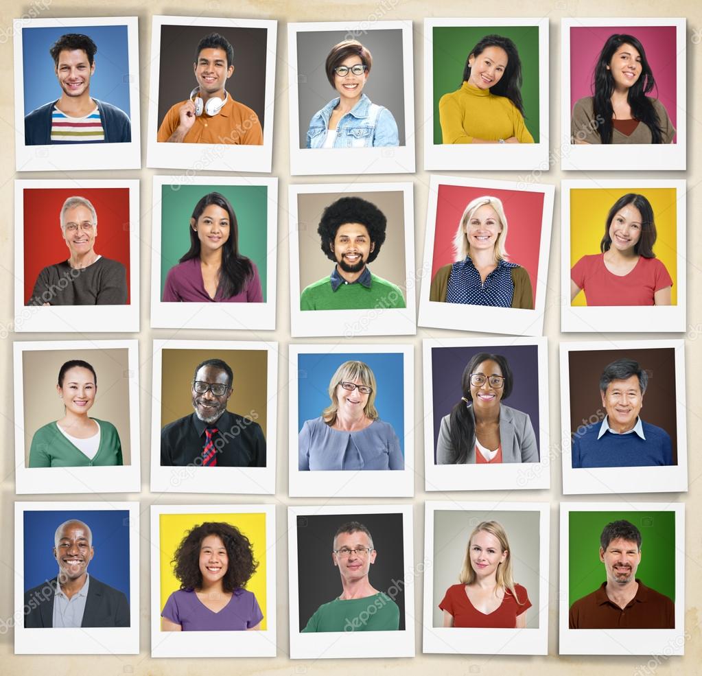 Diversity of people Faces, Human Face, Portrait