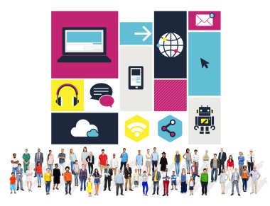 farklı insanlar ve bulut bilgisayar