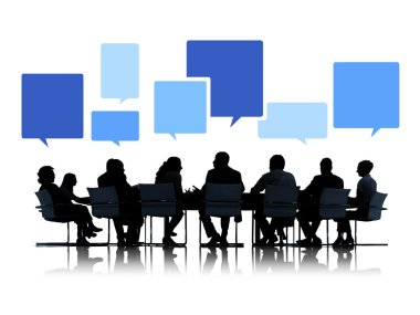 Business People in Meeting clipart