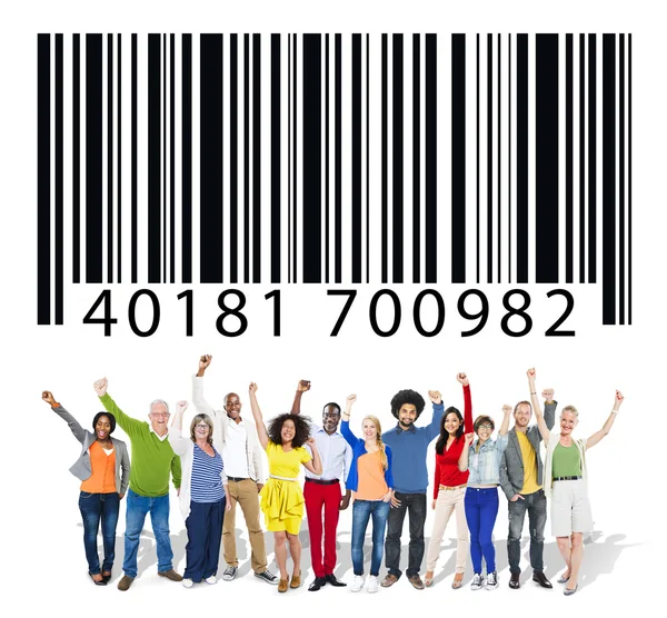 Barcode prisbegrepp — Stockfoto