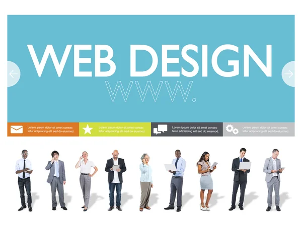 Www, Web Design, Pagina Web, Sito Web — Foto Stock