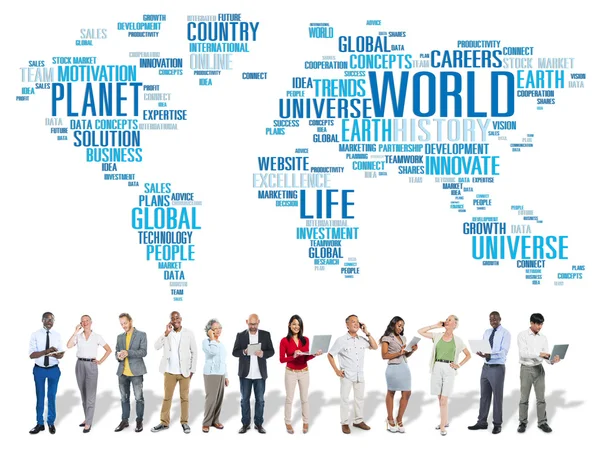 People and Globalization, International Life Concept — Stock Photo, Image