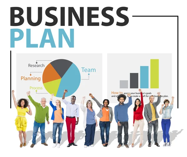 Group of People and Strategy Concept — Stock Photo, Image