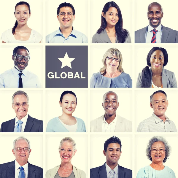 Groep diversiteit mensen — Stockfoto