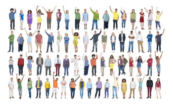 Vielfalt der Menschen, Gemeinschaftskonzept — Stockfoto
