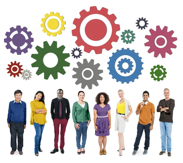 Diversidad de las personas, concepto comunitario — Foto de Stock