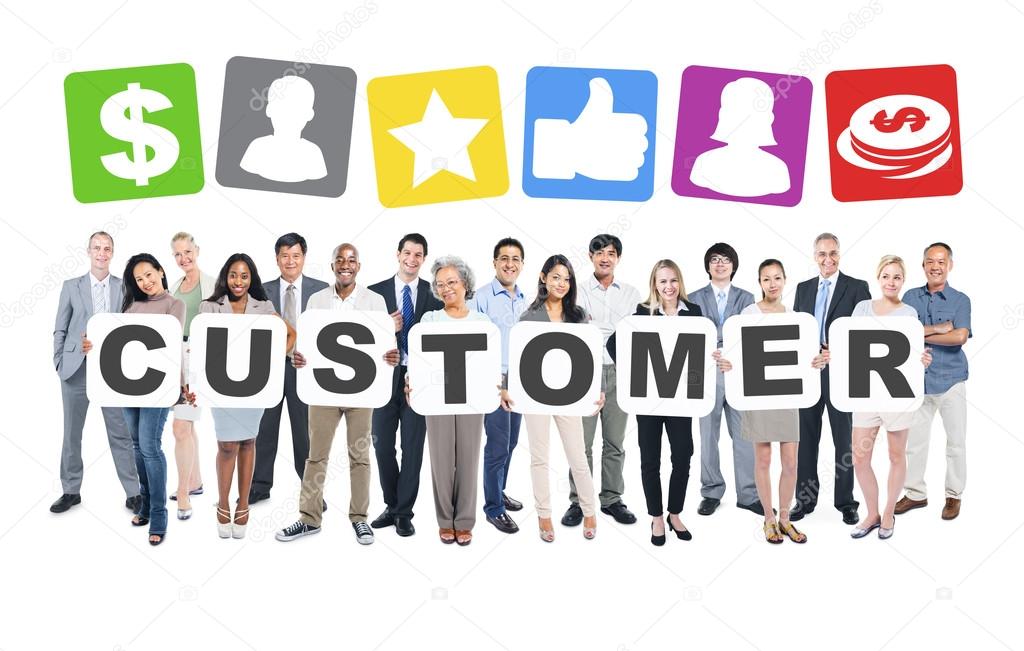Customers, Business People Team, Teamwork, Success, Strategy
