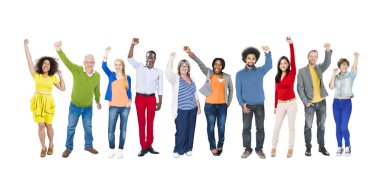 Çeşitlilik çok etnik gruptan oluşan insanlar