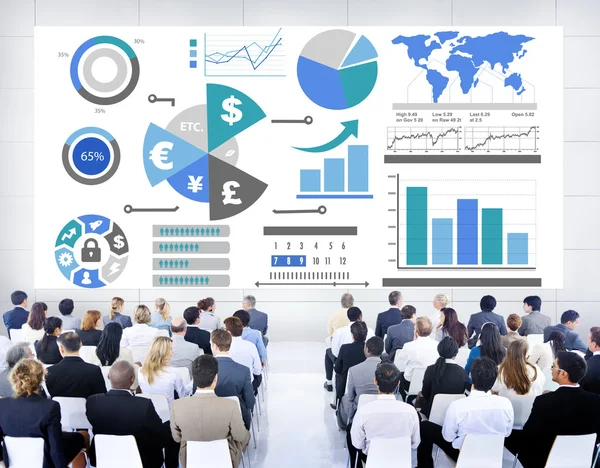 People at seminar about Finance — Stock Photo, Image