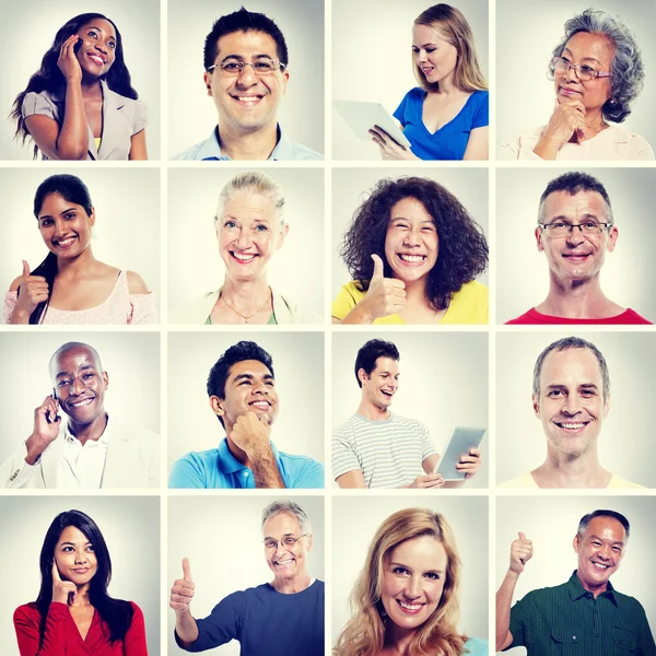 Concepto de comunidad de personas multiétnicas — Foto de Stock