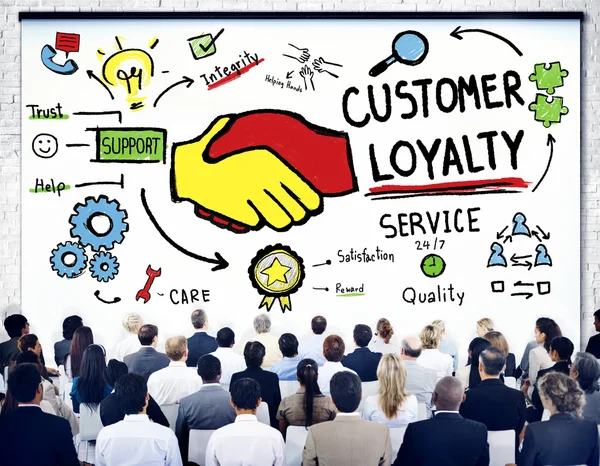 Diverse people and Customer Loyalty — Stock Photo, Image