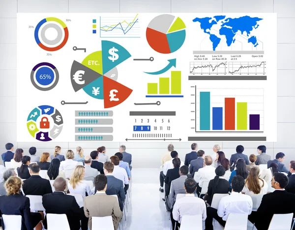 People at seminar about Finance — Stock Photo, Image