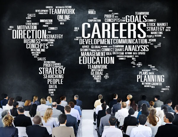 People at seminar about Careers — Stock Photo, Image