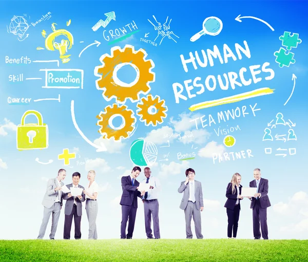 Business people and Human Resources — Stock Photo, Image