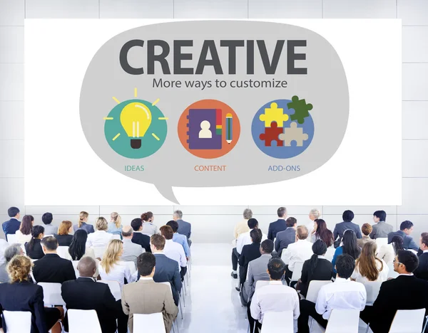 People at seminar about Creative — Stock Photo, Image