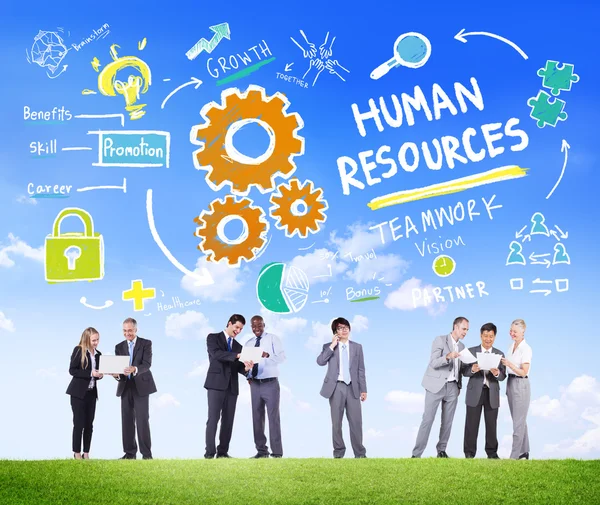 Business people and Human Resources — Stock Photo, Image