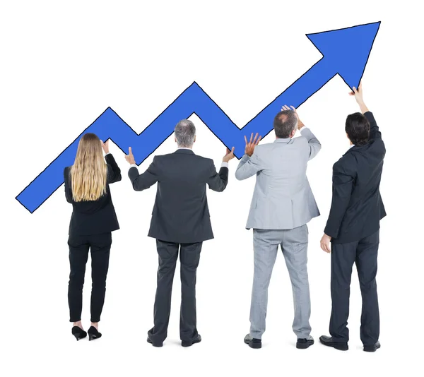 Business People on Economic Recovery — Stock Photo, Image
