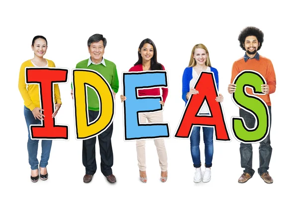 Group of People with Ideas Concept — Stock Photo, Image