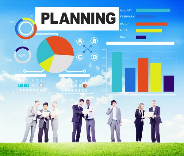 Business People Planning Strategy Ideas — Stock Photo, Image