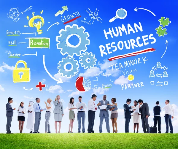 Empresarios y Recursos Humanos — Foto de Stock