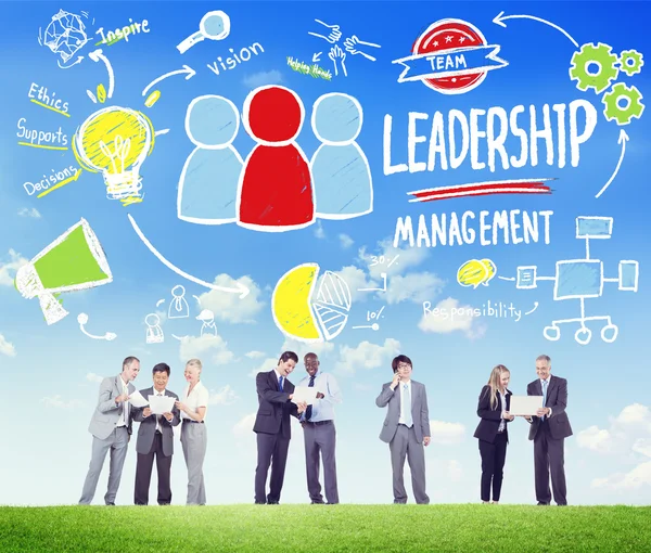 Business People and Leadership Management Concept — Stock Photo, Image