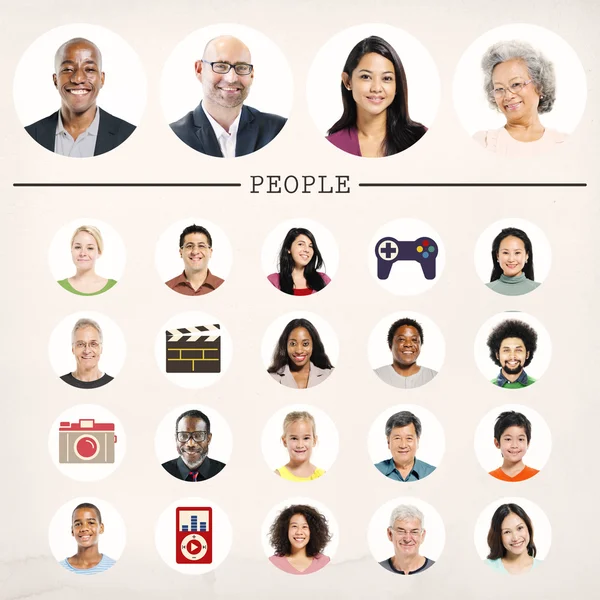 Diversidad de las personas Concepto comunitario — Foto de Stock