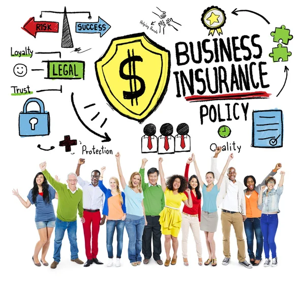 Concepto de seguro empresarial — Foto de Stock