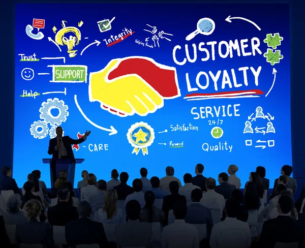 Diverse people and Customer Loyalty — Stock Photo, Image