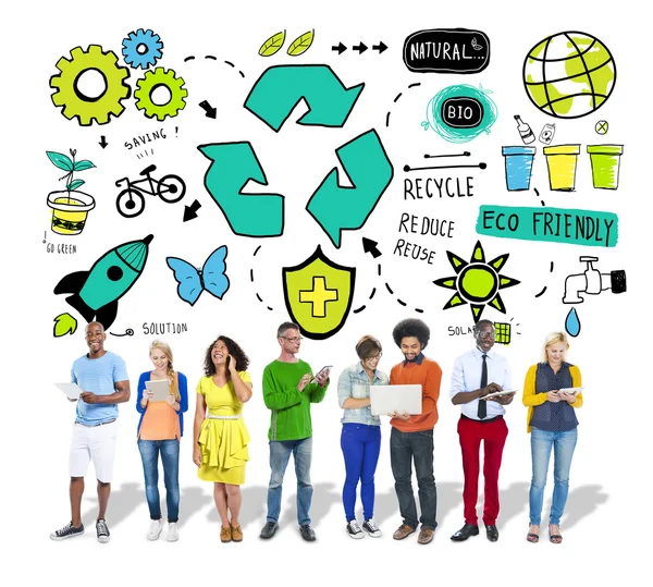 Reutilizarea reciclării Reduce conceptul — Fotografie, imagine de stoc
