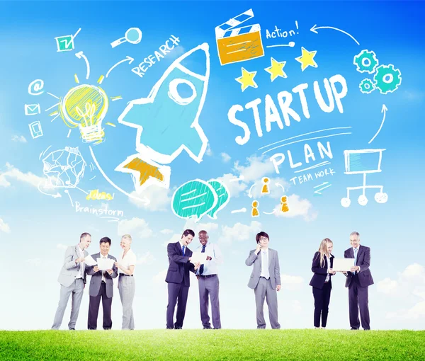 Uomini d'affari e Start Up Business — Foto Stock