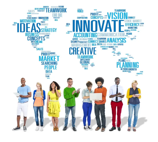 Concepto de Ideas de Creatividad de Innovación — Foto de Stock