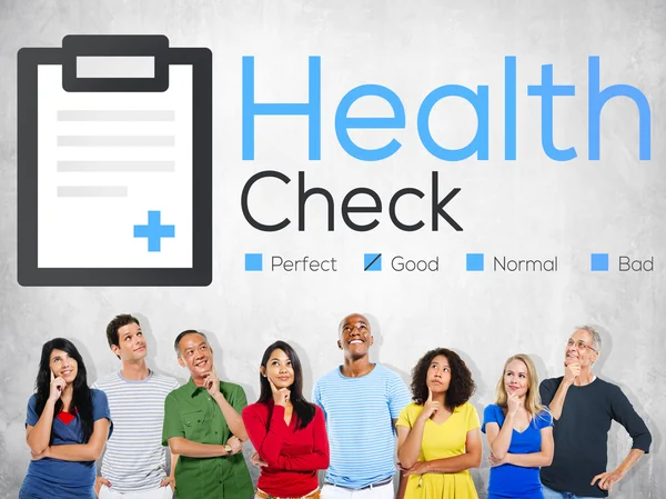 Personas y concepto de chequeo de salud — Foto de Stock