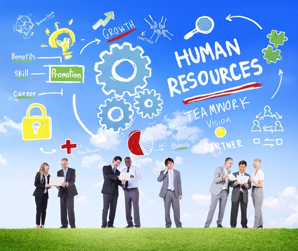 Ludzie biznesu i zasobów ludzkich — Zdjęcie stockowe