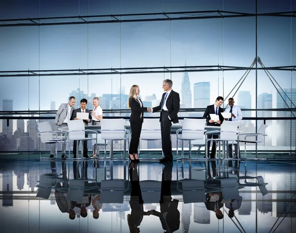 Business People Working Conference Room — Stock Photo, Image