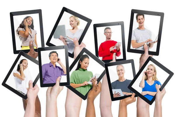 Diversity of Digital Devices, Communication Concept — Stock Photo, Image
